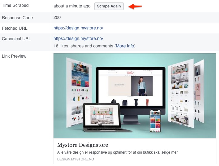 Facebook Open Graph Debugger