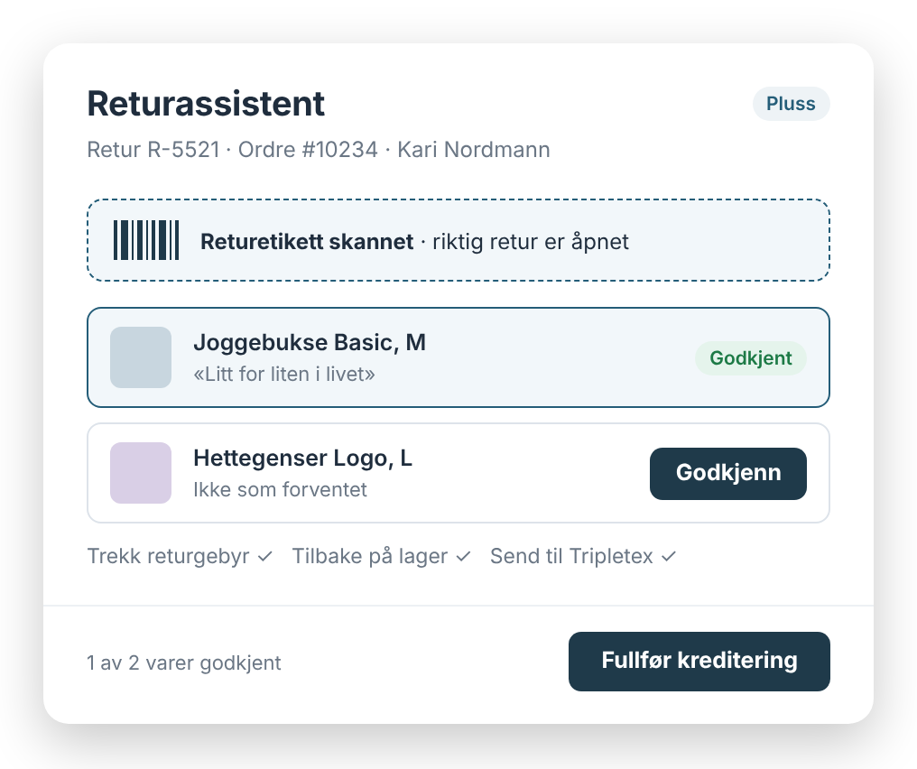 Returassistenten
